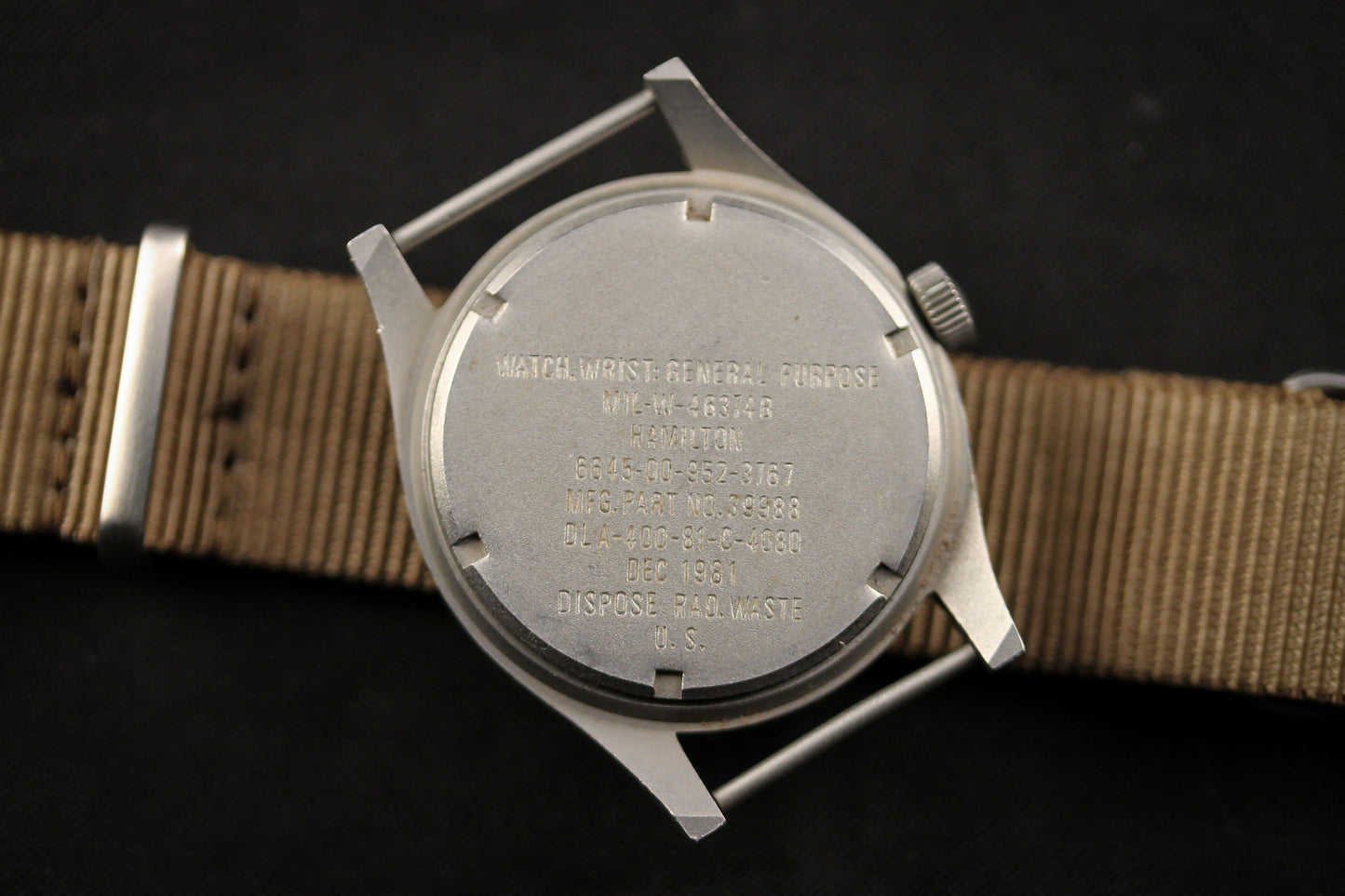 Hamilton GI Watch - Dec. 1981