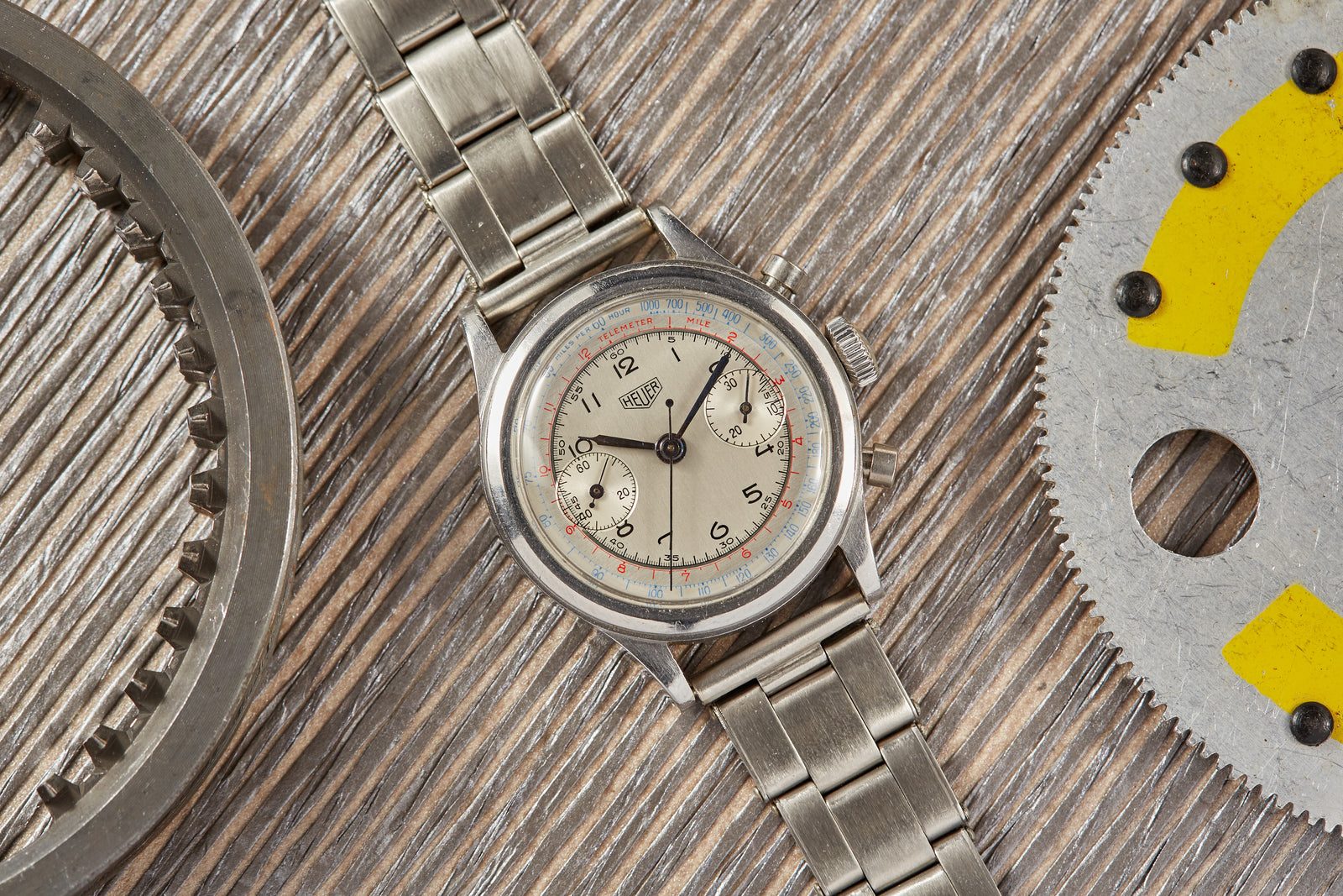 Heuer Two-Register Chronograph