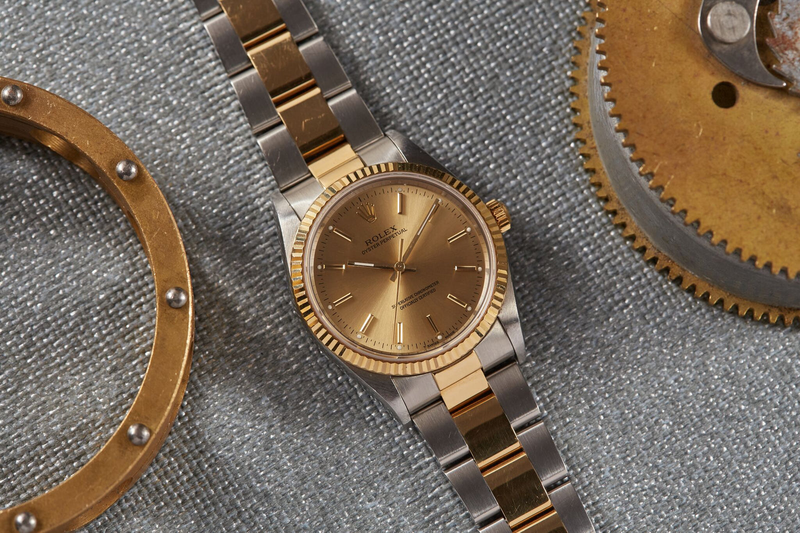 Rolex Oyster Perpetual Two Tone