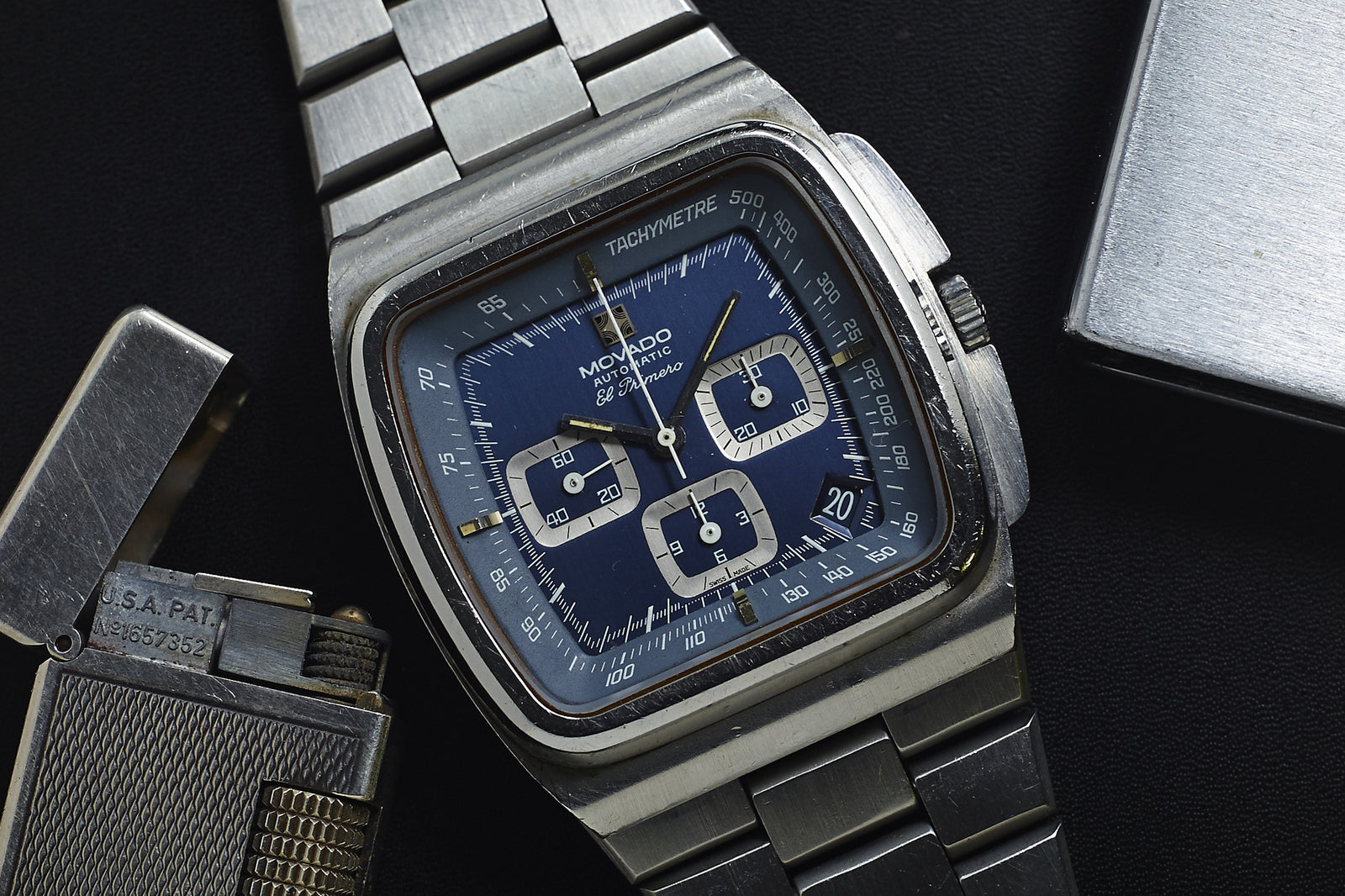 Movado El Primero Chronograph - TV Dial