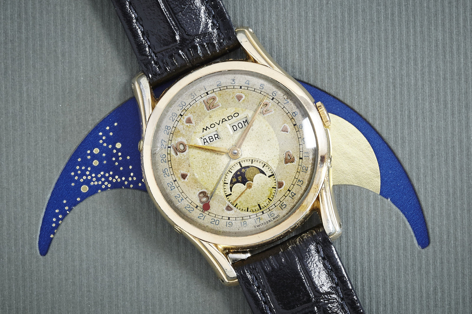 Movado Triple Date Moonphase