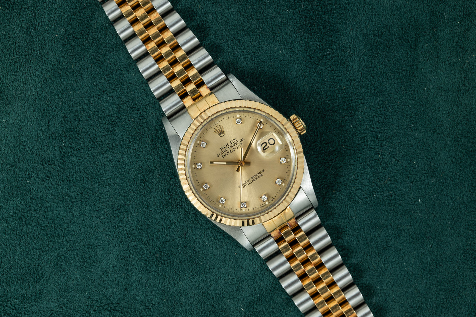 Rolex Datejust Two-Tone Diamond Dial
