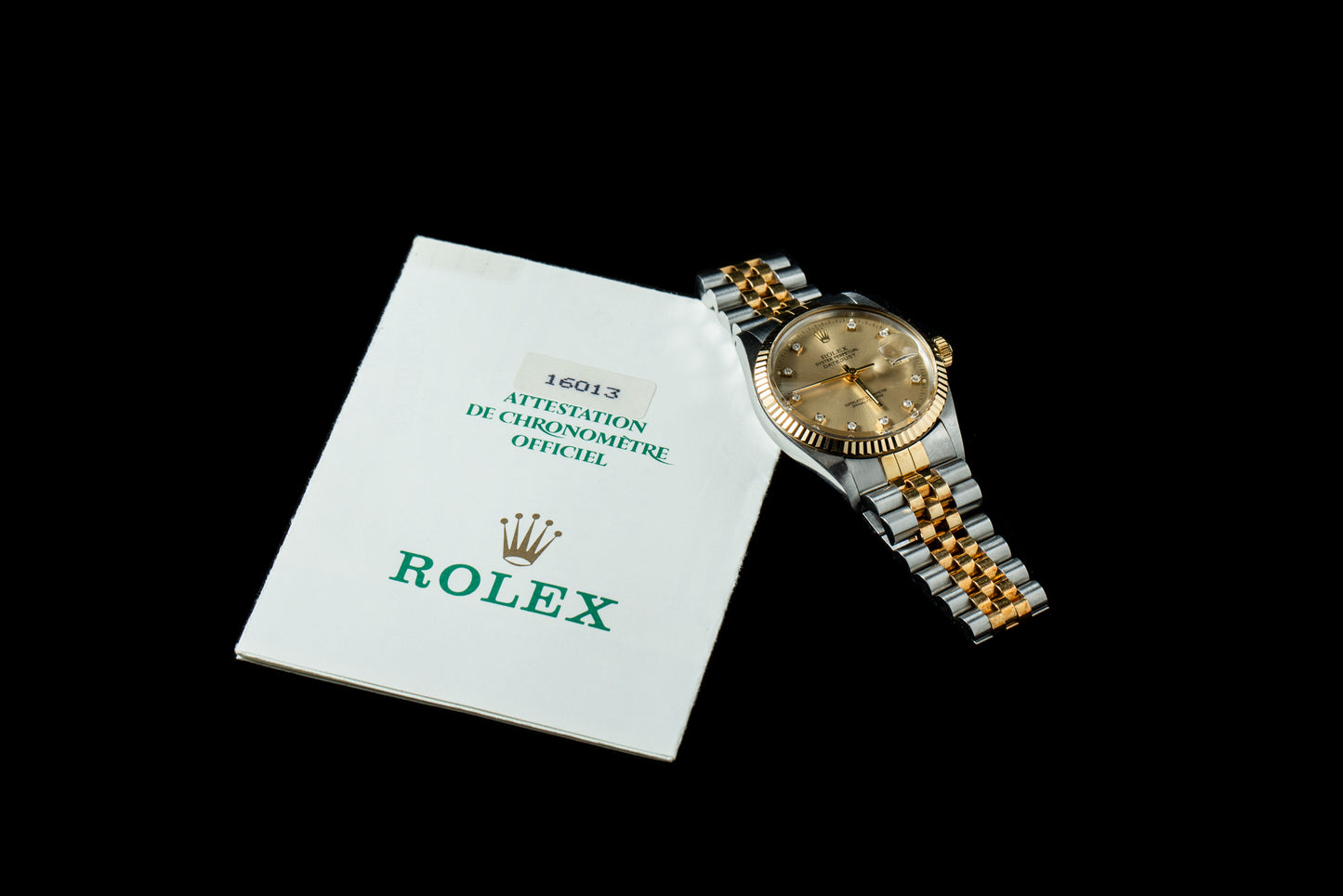 Rolex Datejust Two-Tone Diamond Dial