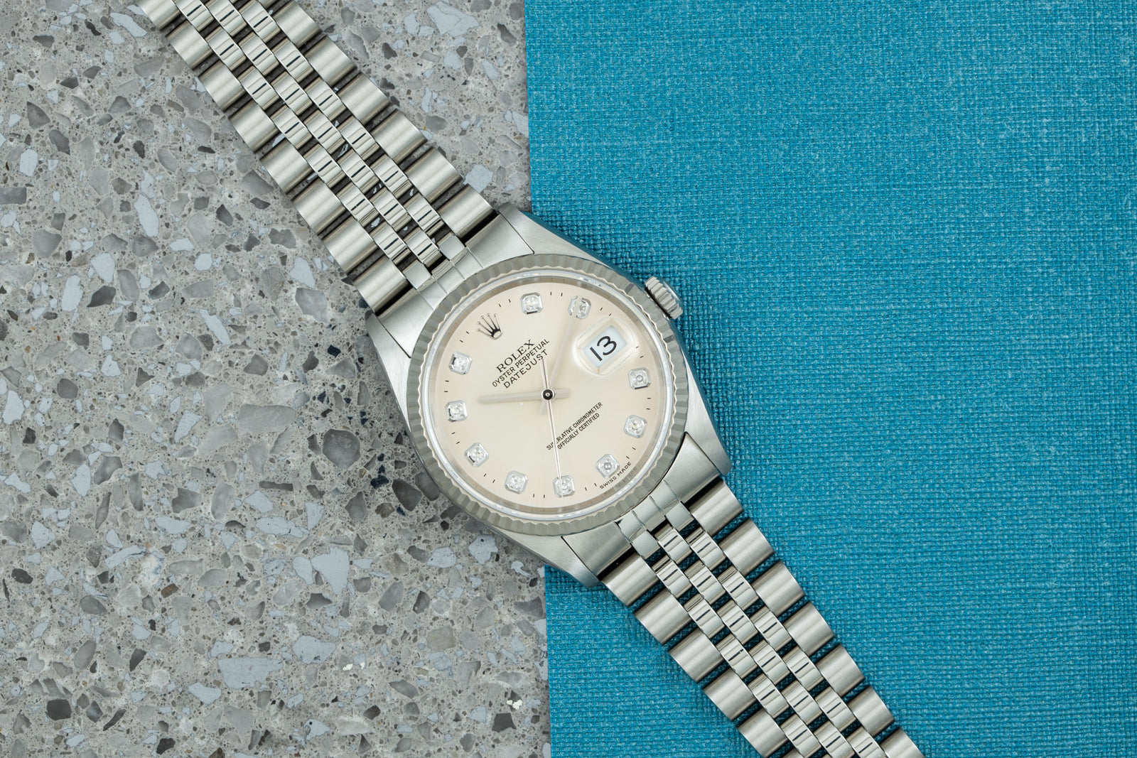 Rolex Datejust Quickset Diamond Dial