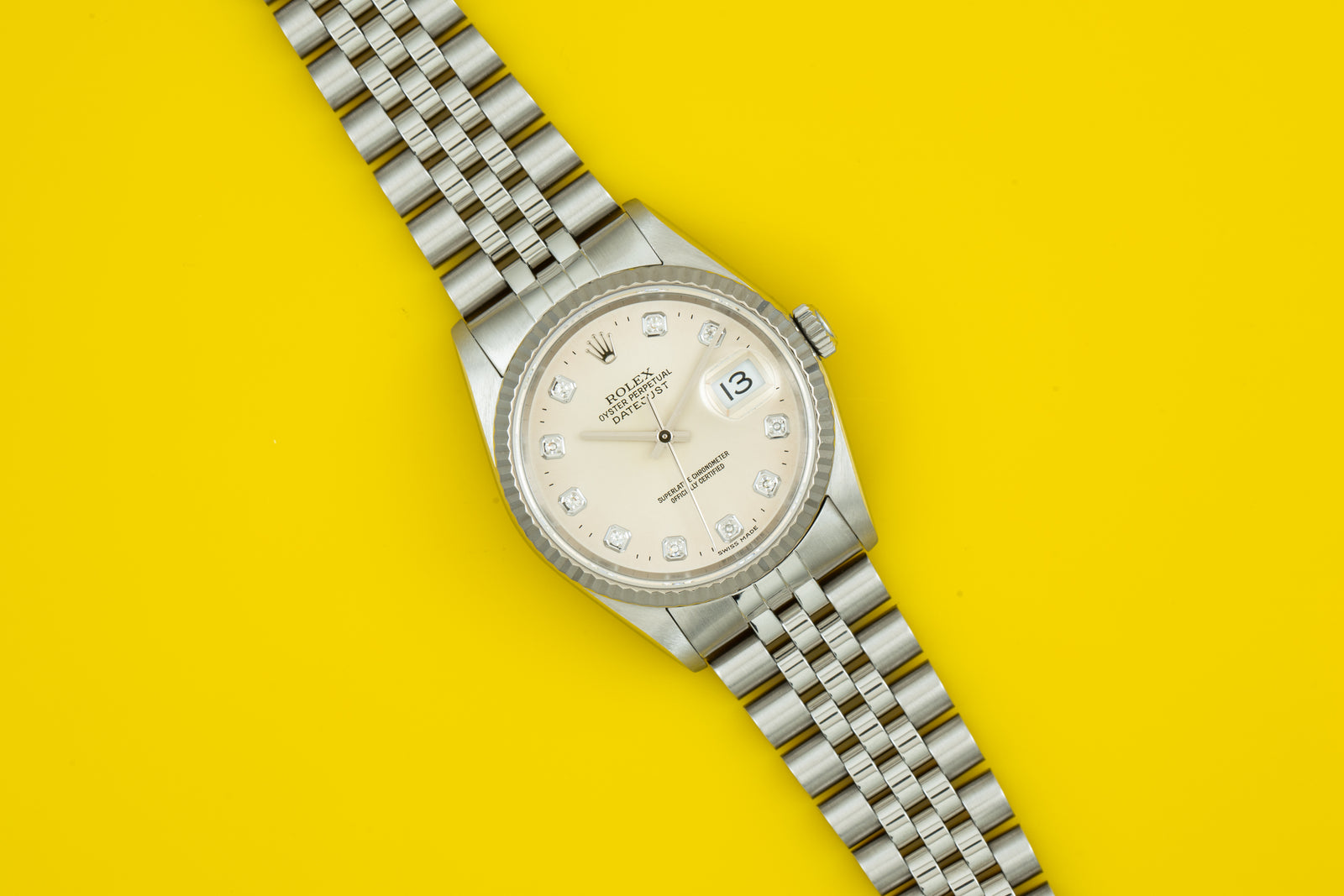 Rolex Datejust Quickset Diamond Dial