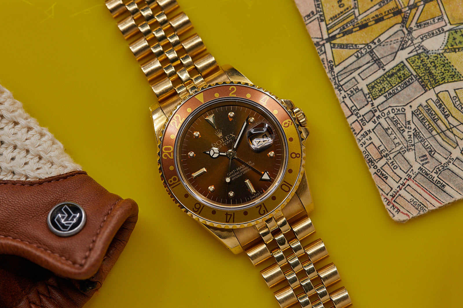 Rolex GMT Master 18k Rootbeer