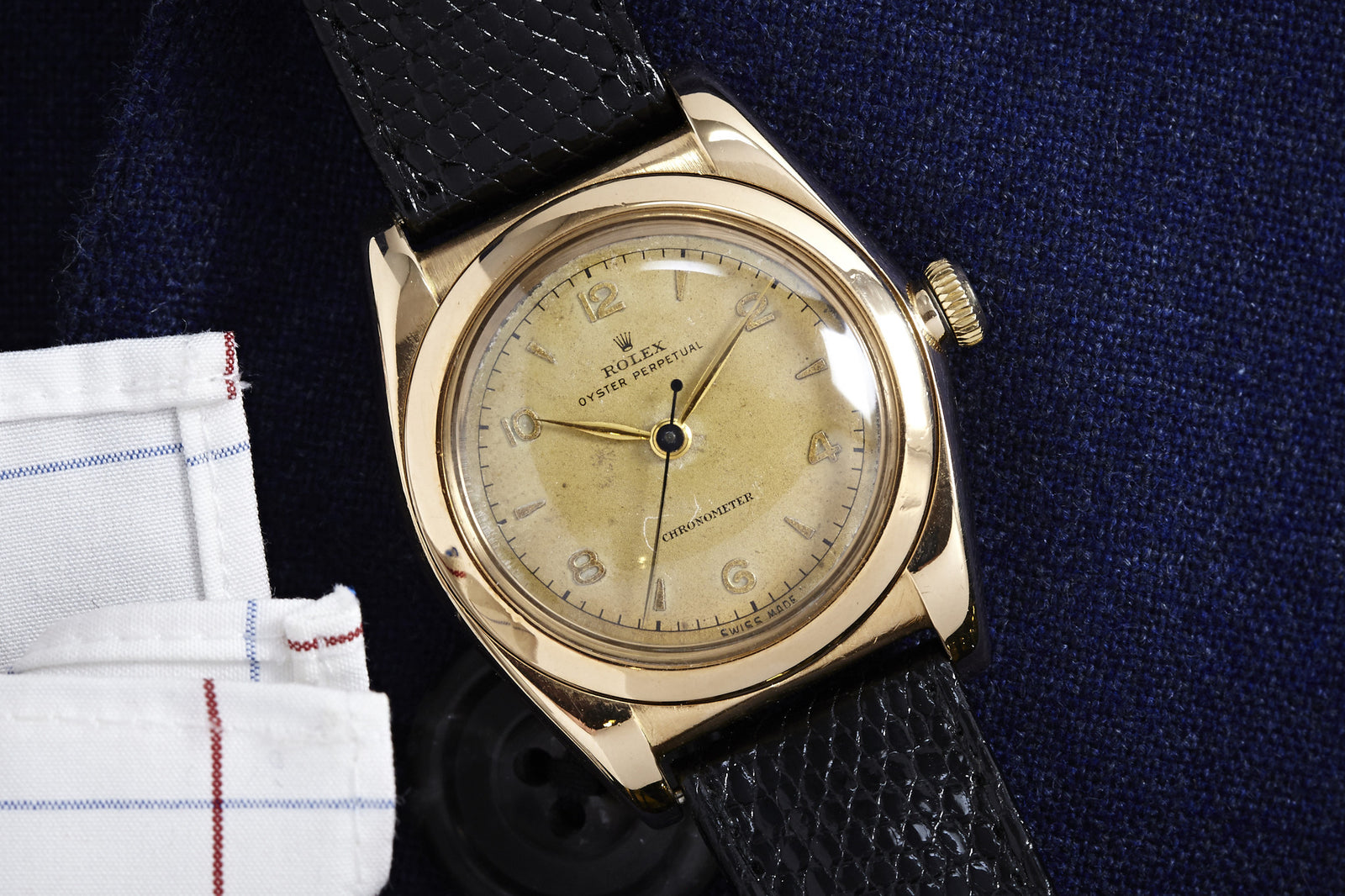 Rolex Bubbleback Pink Gold Ref. 3131