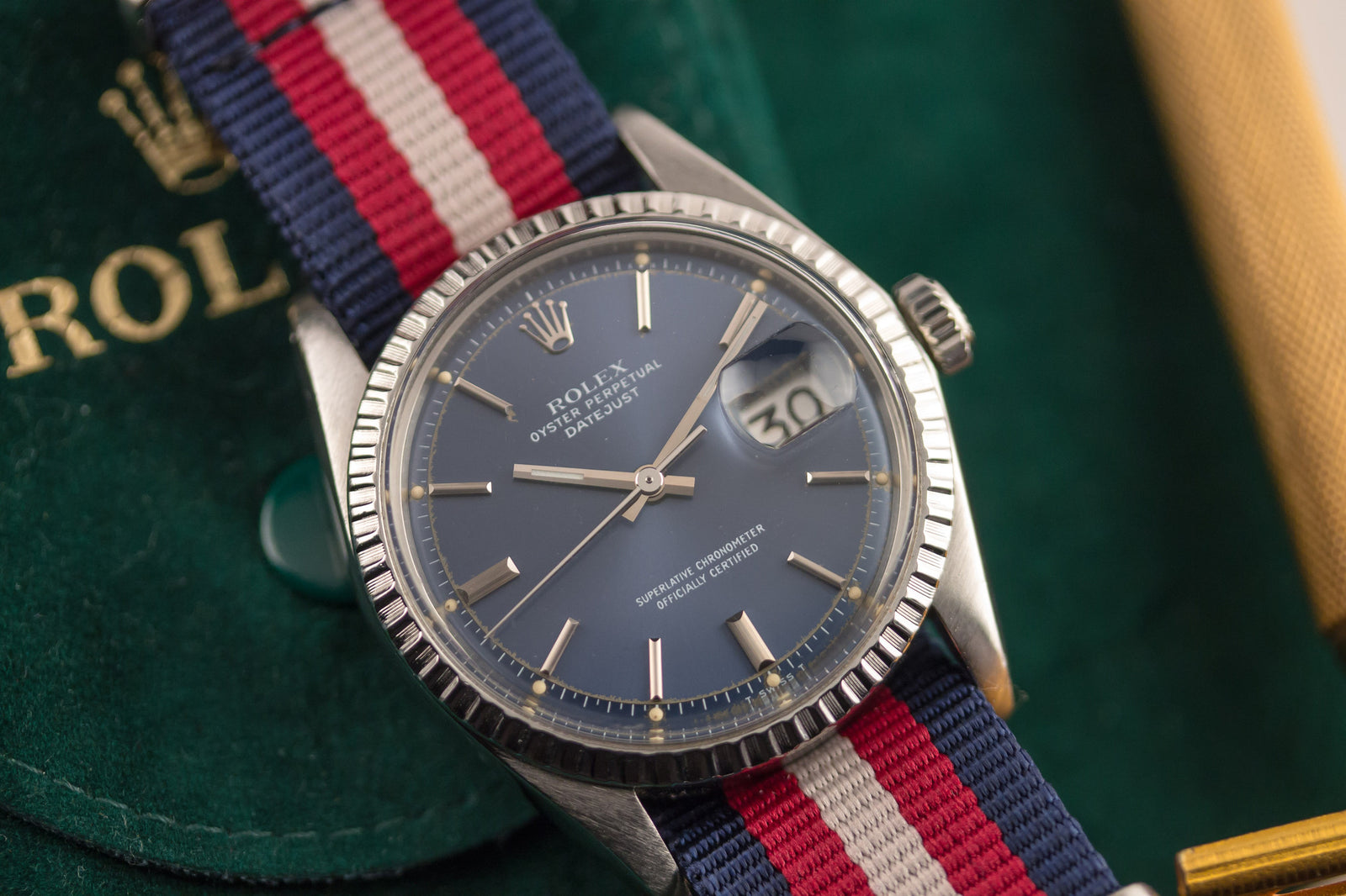 Rolex Datejust 1603 Blue Dial - 1974 - Gear Patrol Exclusive!