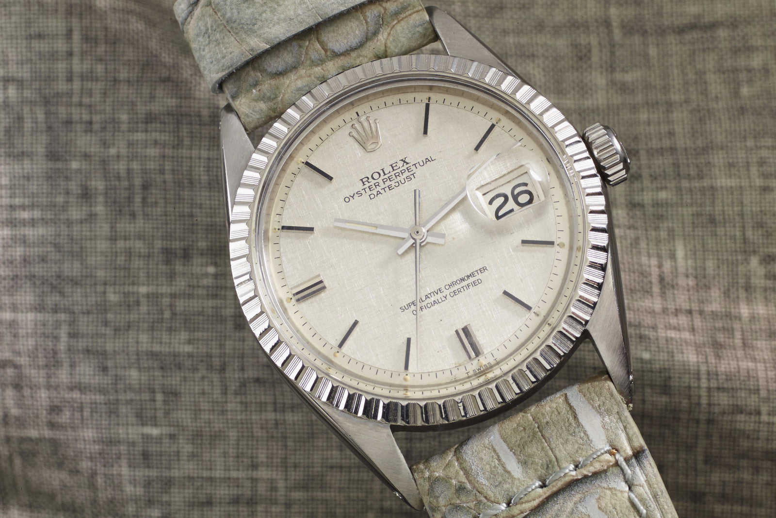 Rolex Datejust 1603 Linen Dial - 1972