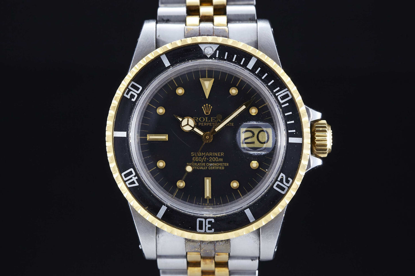 Rolex Submariner 1680 Two Tone Nipple Dial