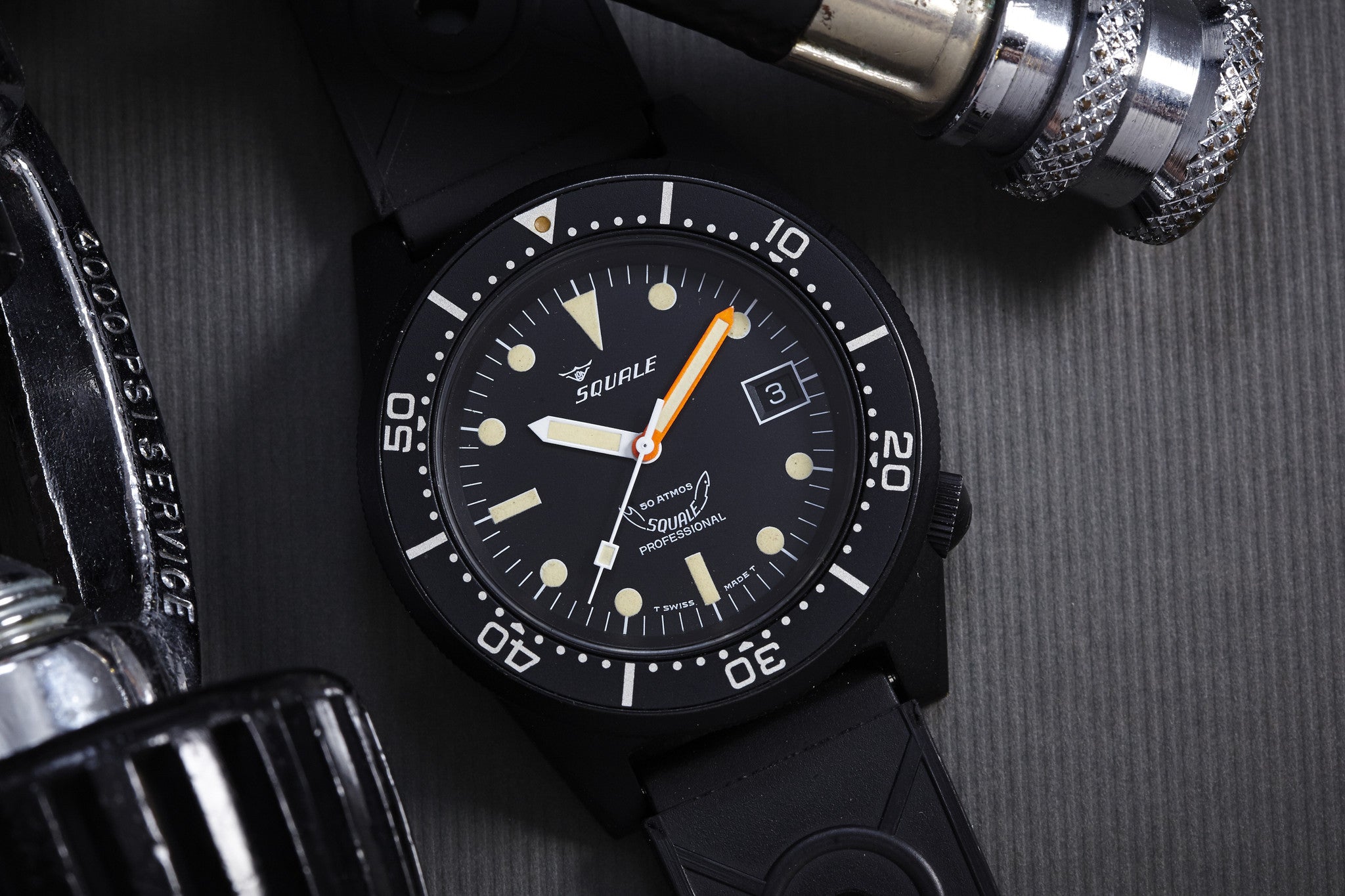 Squale 50 Atmos PVD Diver NOS Box & Papers – Analog:Shift