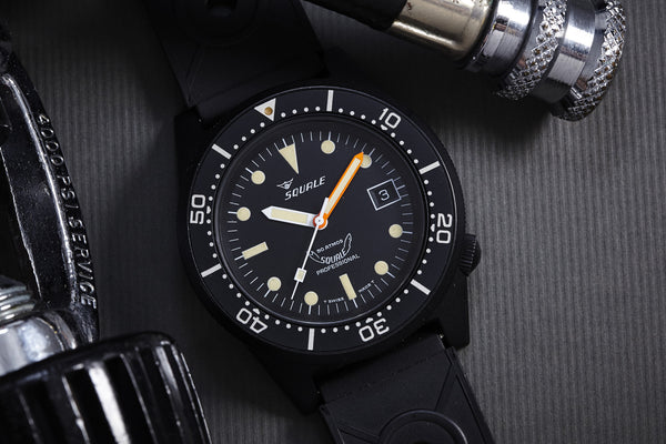パーツ TA SQUALE 130-50T Squale_50_Atmos_PVD_Diver_NOS_