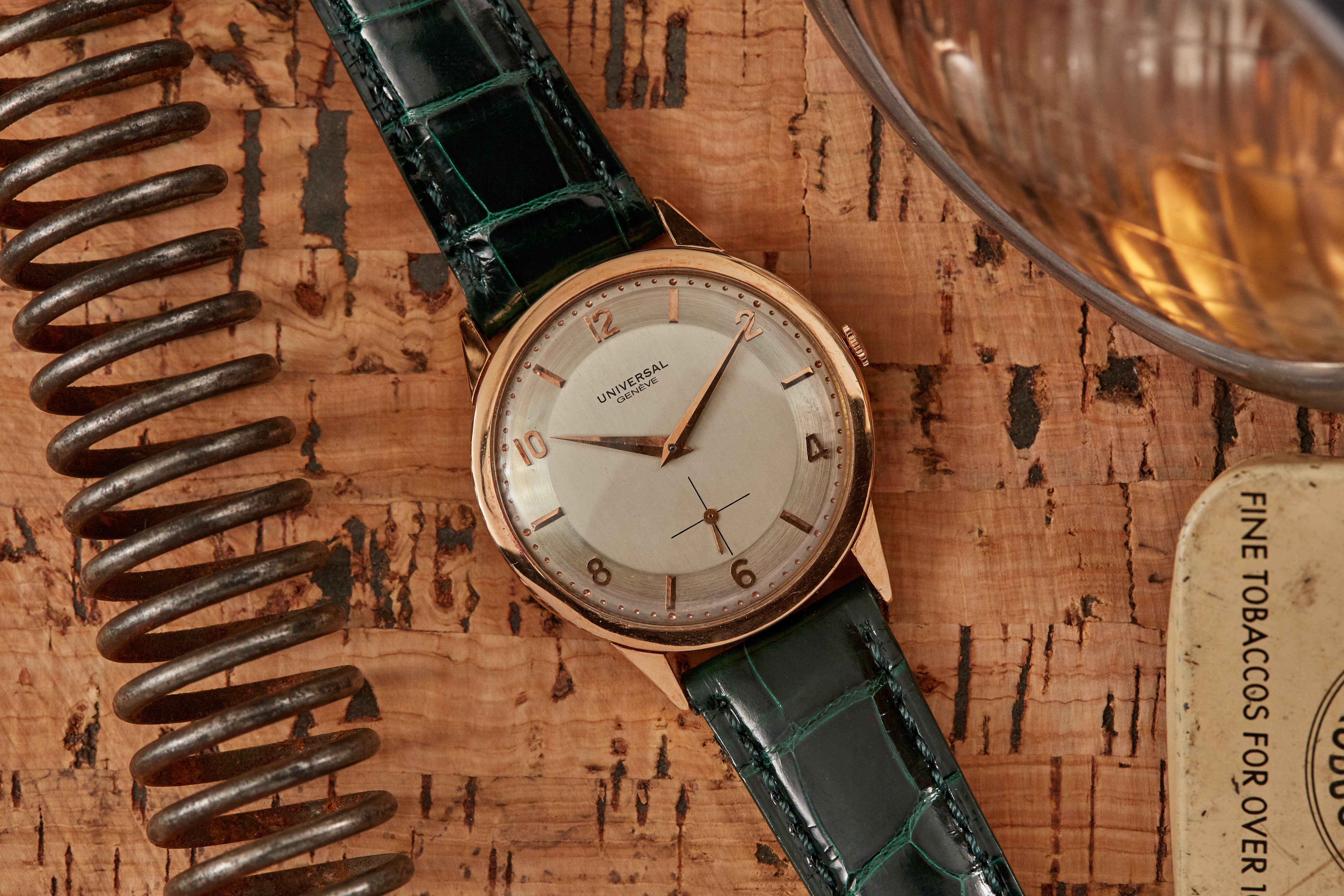 Universal Geneve Gold Dress Watch Available Exclusively at Watches of Switzerland SOHO Analog:Shift Universal Geneve Gold Dress Watch Available Exclusively at Watches of Switzerland SOHO Analog:Shift