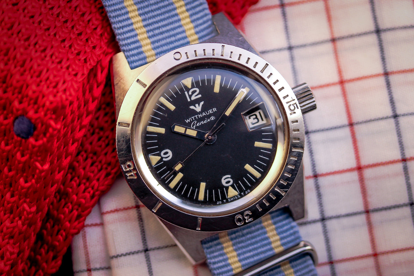 Wittnauer Steel Diver's Watch - 1960s