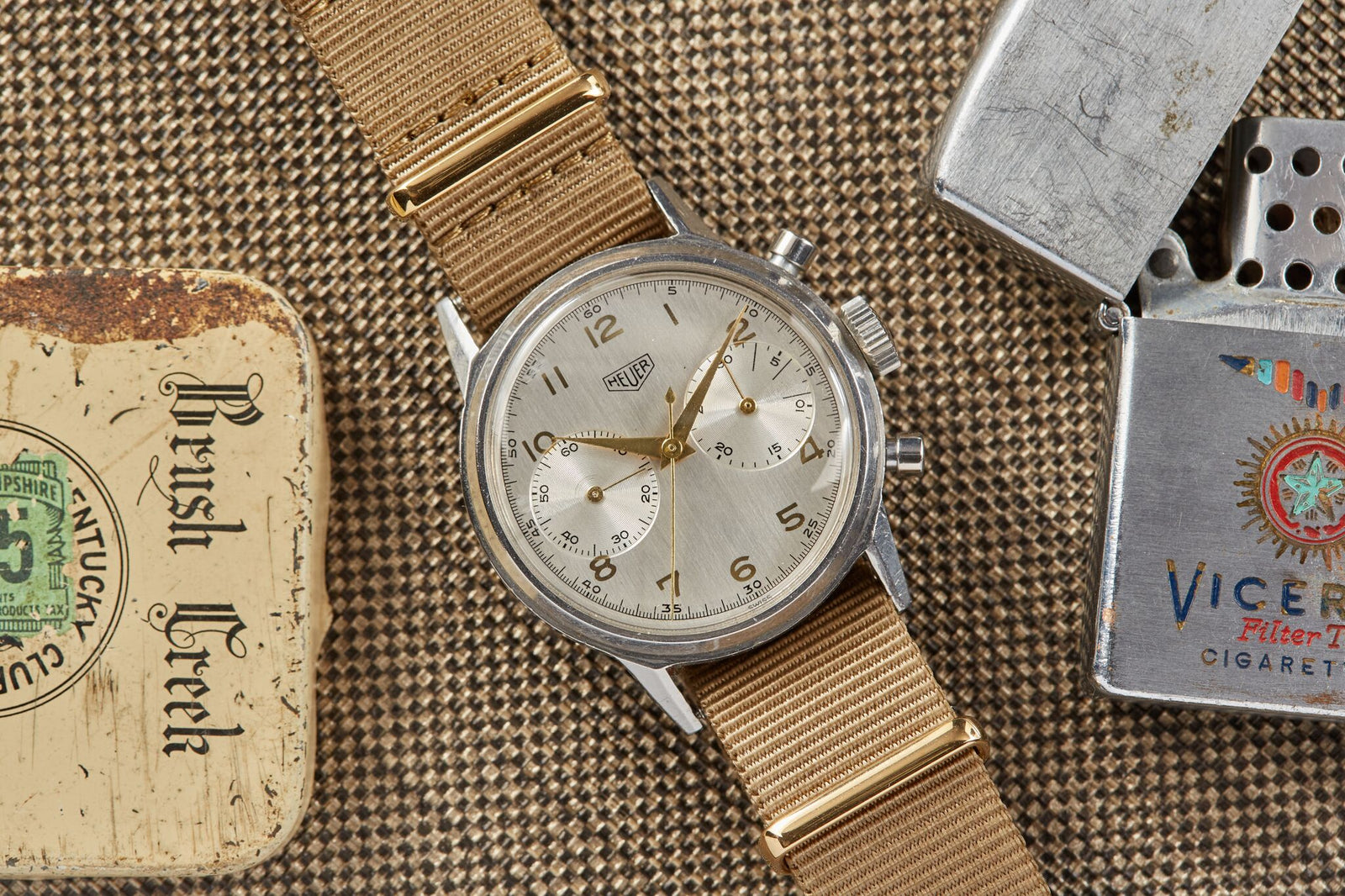 Heuer Dual Register Oversized Chronograph