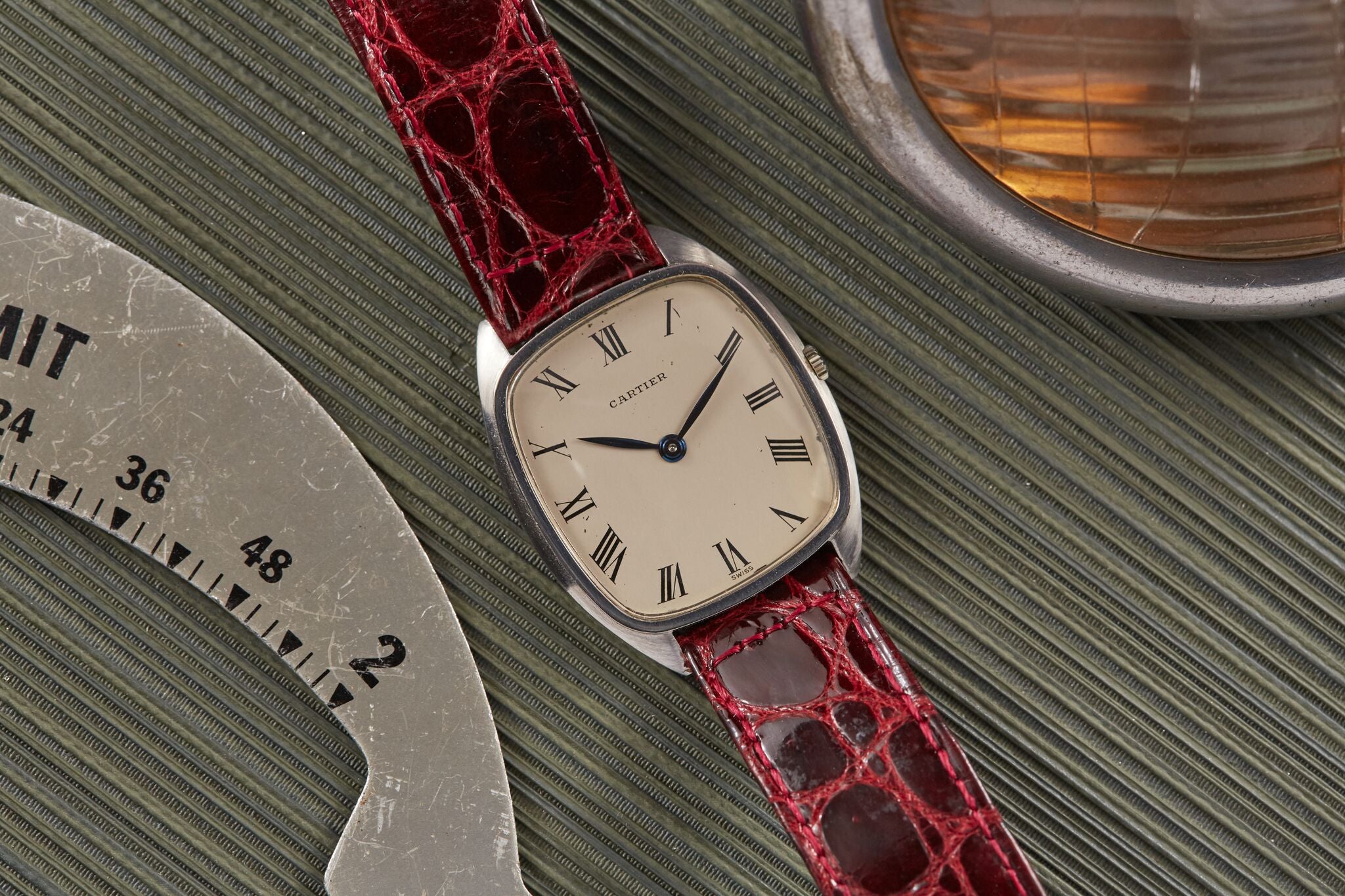 Cartier thin watch hot sale